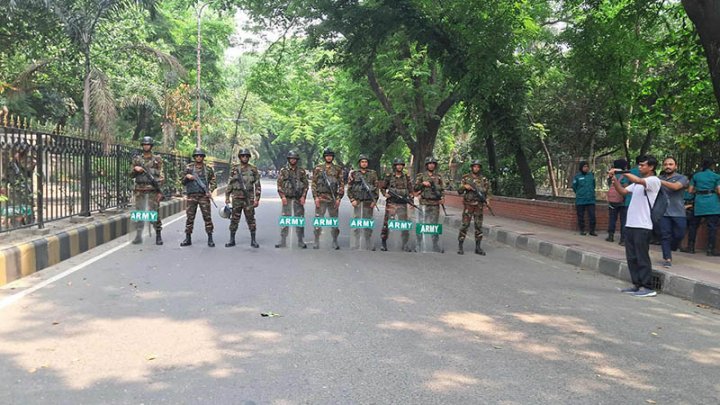 Police Are Not Allowing Anyone to Enter the Venue Demanding the Ban of ...