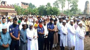 Awami League Vice-President Leads His Mother’s Funeral Prayer After Being Released on Parole