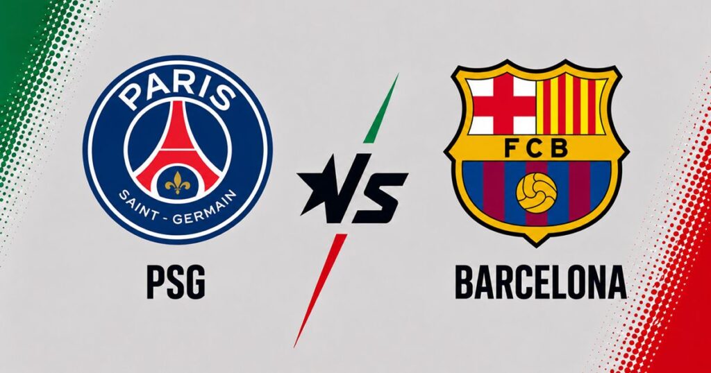 Champions League Blockbuster Tonight: PSG to Face Barcelona
