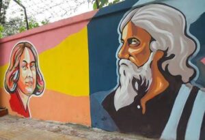 Rabindranath’s Graffiti Defaced; Salimullah Khan Debunked Claims That the Poet Opposed Dhaka University’s Establishment as ‘False’ in 2024